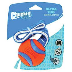 Chuckit! 231201 Dog Toy, M, Nylon/Rubber, Blue/Orange 