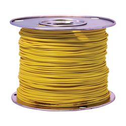 CCI 55672223 Primary Wire, 10 AWG Wire, 1-Conductor, 60 VDC, Copper Conductor, Yellow Sheath, 100 ft L, Pack of 2 