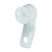 Kenney KN1865 Traverse Rod Carrier, Plastic, White 