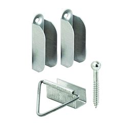 Prime-Line 018-4663 Screen Hanger and Latch, Aluminum, Mill 6 Pack 