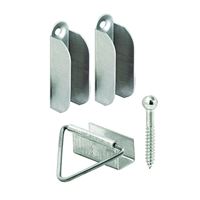 Prime-Line 018-4663 Screen Hanger and Latch, Aluminum, Mill 6 Pack 