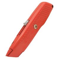 Stanley 10-189C Utility Knife, 2-1/8 in L Blade, 1-5/16 in W Blade, Carbon Steel Blade, Contour-Grip Handle 