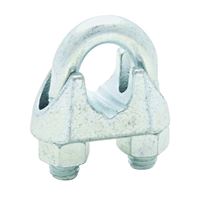 National Hardware 3230BC Series N248-336 Wire Cable Clamp, 5/8 in Dia Cable, 6 in L, Malleable Iron, Zinc 