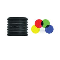 Coast 20186 Lens Filter Kit, Flashlight, Rubber Bezel 