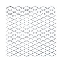 Stanley Hardware 4075BC Series N301-598 Expanded Grid Sheet, 13 Thick Material, 12 in W, 12 in L, Steel, Plain 