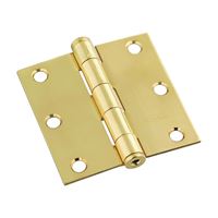 National Hardware N238-238 Door Hinge, Brass, Solid Brass, Through Hole Mounting, 25 lb 