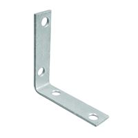 National Hardware 115BC Series N113-258 Corner Brace, 2-1/2 in L, 5/8 in W, Galvanized Steel, 0.1 Thick Material 