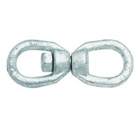National Hardware 3252BC Series N241-083 Chain Swivel, 5/16 in Trade, 1260 lb Working Load, Steel, Galvanized 