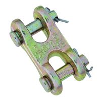 National Hardware 3248BC Series N282-137 Clevis Link, 3/8 in Trade, 6600 lb Working Load, 70 Grade, Steel, Yellow Chrome 