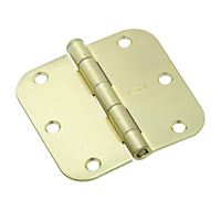 National Hardware N612-060 Door Hinge, Steel, Satin Brass, 50 lb 