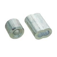 National Hardware SPB3231 Series N830-355 Ferrule and Stop, 1/4 in Dia Cable, Aluminum 