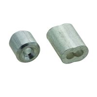National Hardware SPB3231 Series N830-351 Ferrule and Stop, 3/32 in Dia Cable, Aluminum 