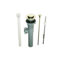 Plumb Pak PP820-70PB Lavatory Pop-Up Assembly, 1-1/4 in Connection, Plastic, Polished Brass 