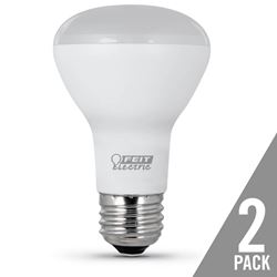 Feit Electric R20DM/10KLED/2 LED Lamp, Flood/Spotlight, R20 Lamp, 45 W Equivalent, E26 Lamp Base, Dimmable 