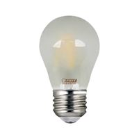 Feit Electric BPA1540/F/827/LED LED Lamp, General Purpose, A15 Lamp, 40 W Equivalent, E26 Lamp Base, Dimmable, Frosted