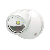Heath Zenith HZ-8487-WH Non-Motion Security Light, 120 V, LED Lamp, 650 Lumens Lumens, 5000 K Color Temp, White Fixture 