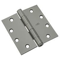 National Hardware N236-014 Template Hinge, Steel, Prime Coat, Non-Rising, Removable Pin, 90 lb 6 Pack 