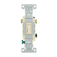 Eaton Wiring Devices 1303-7LA Toggle Switch, 15 A, 120 V, Polycarbonate Housing Material, Light Almond 10 Pack 