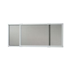 NEW YORK WIRE FSP8556-U Window Screen, 15 in L, 20 to 37 in W, Aluminum/Fiberglass, Charcoal 