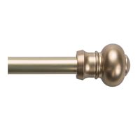 Kenney KN360/30 Cafe Rod, 7/16 in Dia, 28 to 48 in L, Metal, Oil-Rubbed Bronze 