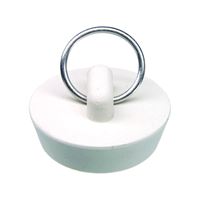 Danco 80225 Drain Stopper, Rubber, White, For: 1-1/4 in Drain Systems, Universal Sink 