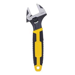 STANLEY 90-948 Adjustable Wrench, 8 in OAL, 1-1/4 in Jaw, Steel 