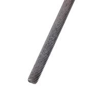 National Hardware N825-012 Threaded Rod, 5/8-11 Thread, 72 in L, A Grade, Galvanized Steel, UNC Coarse Thread 