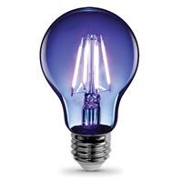 Feit Electric A19/TB/LED LED Bulb, General Purpose, A19 Lamp, E26 Lamp Base, Dimmable, Clear, Blue Light