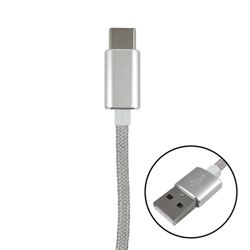 Zenith PM1003UCBW USB Cable, Silver Sheath 