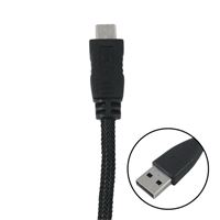 Zenith PM1003MCBB USB Cable, Black Sheath, Pack of 4 