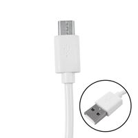 Zenith PM1003MCW USB Cable, White Sheath, Pack of 4 
