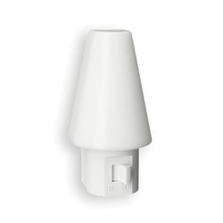 AmerTac Tipi Series NL-TIPI-F2 Night Light, 120 V, 0.3 W, LED Lamp, Warm White Light, 1 Lumens, 3000 K Color Temp 