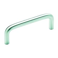 Amerock Allison Value Series BP865CS26D Cabinet Pull, 3-5/16 in L Handle, 1-1/4 in Projection, Carbon Steel 