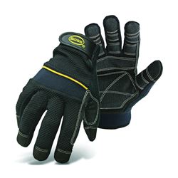Boss 5202X Utility Gloves, XL, Wing Thumb, Wrist Strap Cuff, PVC/Synthetic Leather 