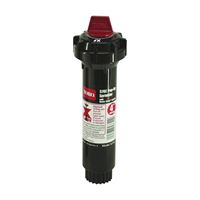 Toro 53742 Sprinkler Body with Flush Plugs, 1/2 in Connection, FNPT, 4 in H Pop-Up, 5 to 15 ft, Variable Arc Nozzle, ABS 