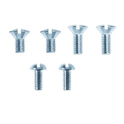 Danco 88355 Faucet Handle Screw Kit, Stainless Steel, Chrome Plated 