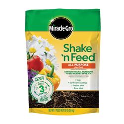 Miracle-Gro Shake n Feed 3002010 All-Purpose Plant Food, 8 lb, Solid, 12-4-8 N-P-K Ratio 