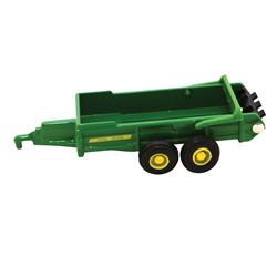 John Deere Toys Collect N Play Series 46571 Toy Spreader, 3 years and Up, Metal, Green 