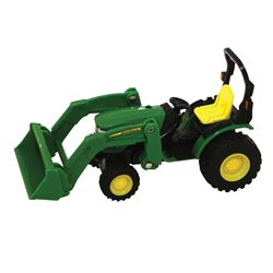 John Deere Toys Collect N Play Series 46584 Toy Tractor with Loader, 3 years and Up, Metal/Plastic, Green 