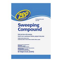 Zep HDSWEEP50 Sweeping Compound, 50 lb Bag, Solid, Odorless 