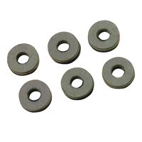 Plumb Pak PP805-30 Faucet Washer, #00, 1/2 in Dia, Rubber, For: Sink and Faucets, Pack of 6 