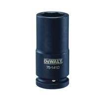 DeWALT DWMT75141OSP Impact Socket, 24 mm Socket, 3/4 in Drive, 6-Point, CR-440 Steel, Black Oxide 