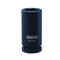DeWALT DWMT75142OSP Impact Socket, 25 mm Socket, 3/4 in Drive, 6-Point, CR-440 Steel, Black Oxide