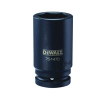 DeWALT DWMT75147OSP Impact Socket, 32 mm Socket, 3/4 in Drive, 6-Point, CR-440 Steel, Black Oxide 