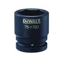 DeWALT DWMT75172OSP Impact Socket, 32 mm Socket, 3/4 in Drive, 6-Point, CR-440 Steel, Black Oxide 