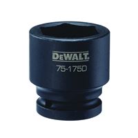 DeWALT DWMT75175OSP Impact Socket, 36 mm Socket, 3/4 in Drive, 6-Point, CR-440 Steel, Black Oxide 