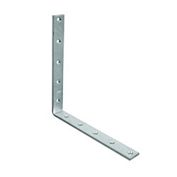 National Hardware 115BC Series N220-186 Corner Brace, 10 in L, 1-1/4 in W, 10 in H, Steel, Zinc, 1/4 Thick Material 