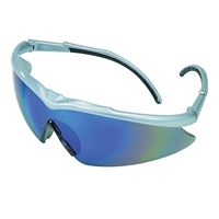 MSA 10083094 Safety Glasses, Unisex, Anti-Fog Lens, Wraparound Frame, Silver Frame 
