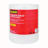 Scotch 7960 Cushion Wrap, 60 ft L, 12 in W, Nylon/Polyethylene, Clear 