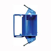 Carlon SC200DV Outlet Box, 3.69 in L, 4.04 in W, 2 -Gang, PVC, Blue 